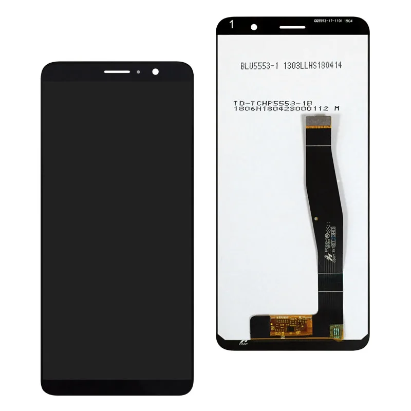 5 5 Black For Alcatel 1X 2019 5008 LCD Display with Touch Screen Digitizer Assembly For 2