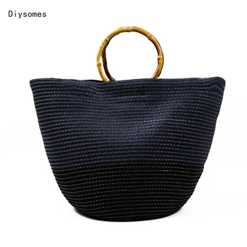 

Diysomes Handmade Half-round Rattan Woven Straw Bag Handbag 2020 Lady Summer Women Girl Small Beach Messenger Crossbody Bags