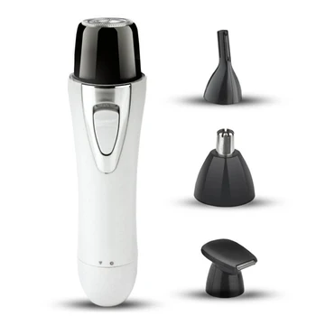 

Nose Trimer Facial Hair Removal USB Rechargeable Waterproof 4 In 1 Painless Eyebrow Shaping Portable Multifunction Shaver
