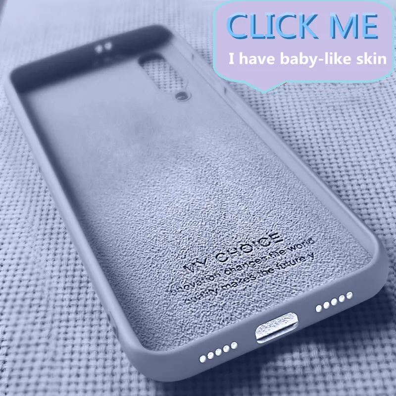 

Liquid Silicone Case For Xiaomi Redmi Note 8 7 6 Pro 7A 6A K20 Slim Soft Cover Case For Mi 8 lite Mi 9t SE 6X Note 5A Case Cover