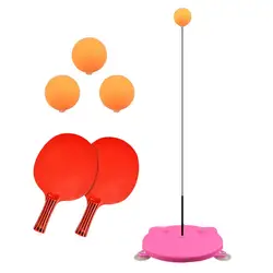 Table Tennis Trainer with Soft Shank Portable Set with 2 Rackets and 3 Exercise Balls for Self-Training Leisure Decompression Table Tennis Trainer with Soft Shank Portable Set with 2 Rackets and 3 Exercise Balls for Self-Training Leisure Decompression