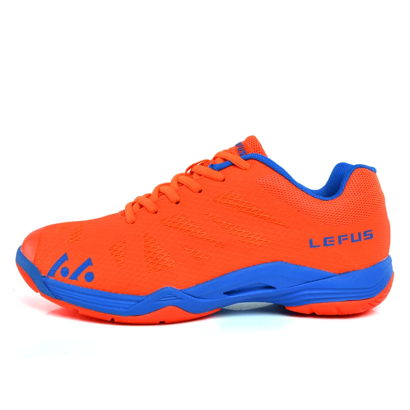 Мужские кроссовки для бадминтона уличная спортивная обувь дышащие женские мужские высококачественные теннисные туфли женские спортивные мужские кроссовки - Цвет: Оранжевый