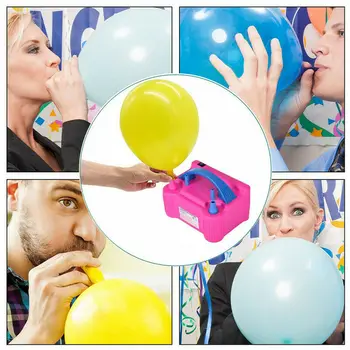 

Portable High Power Two Nozzle Color Air Blower Electric Balloon Inflator Pump