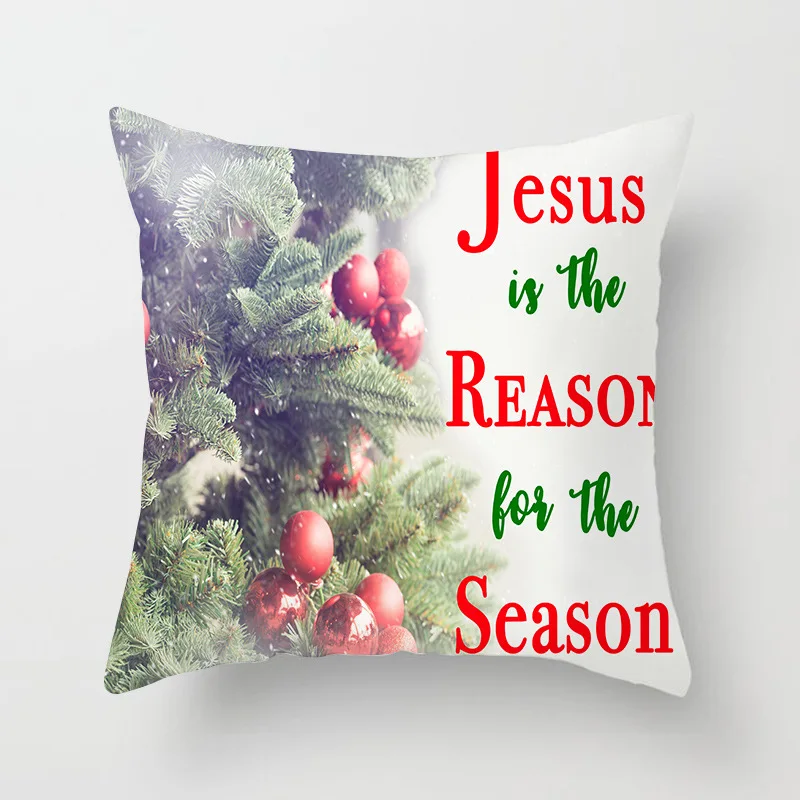 4 Lychee чехол для подушки серии Jesus 45x45 см, Винтажный чехол для подушки для спальни, дома, дивана, наволочка - Цвет: 4