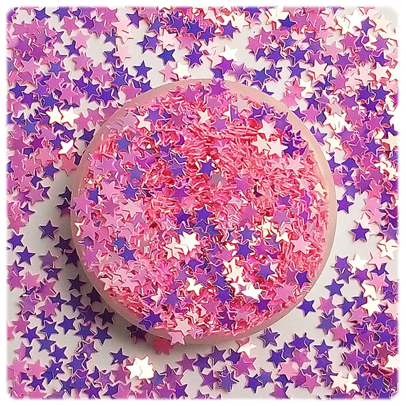 5 фотоблесток для творчества со стразами блестящая Звезда ультратонкие кусочки