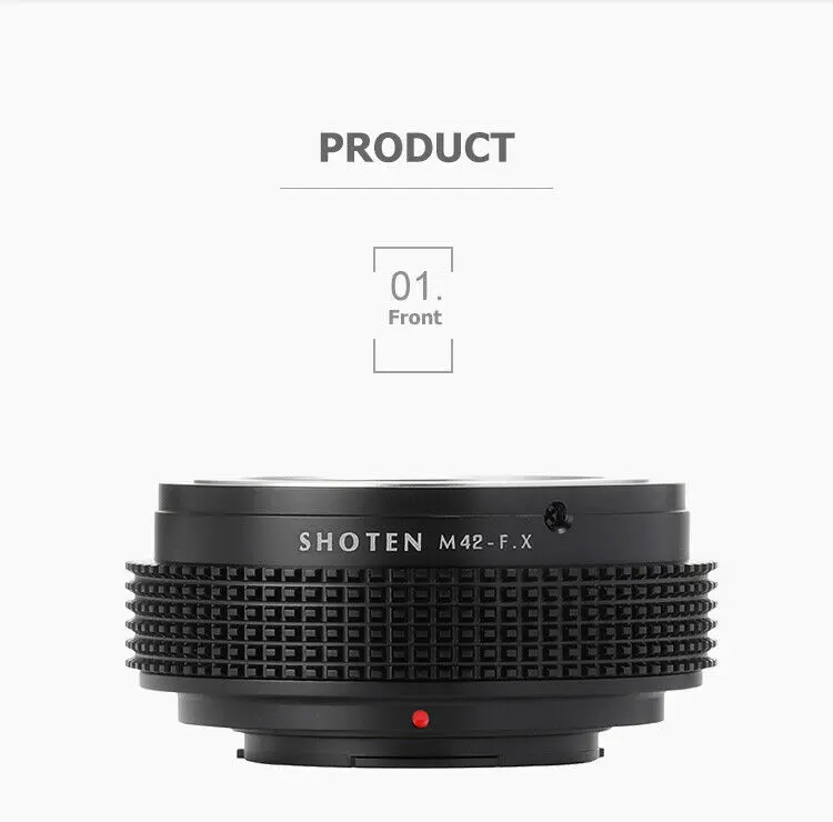 Shoten кольцо-адаптер для объектива камеры для M42 к Fuji X X-T3 X-T10 X-Pro2 X-A2 X-H1 камера