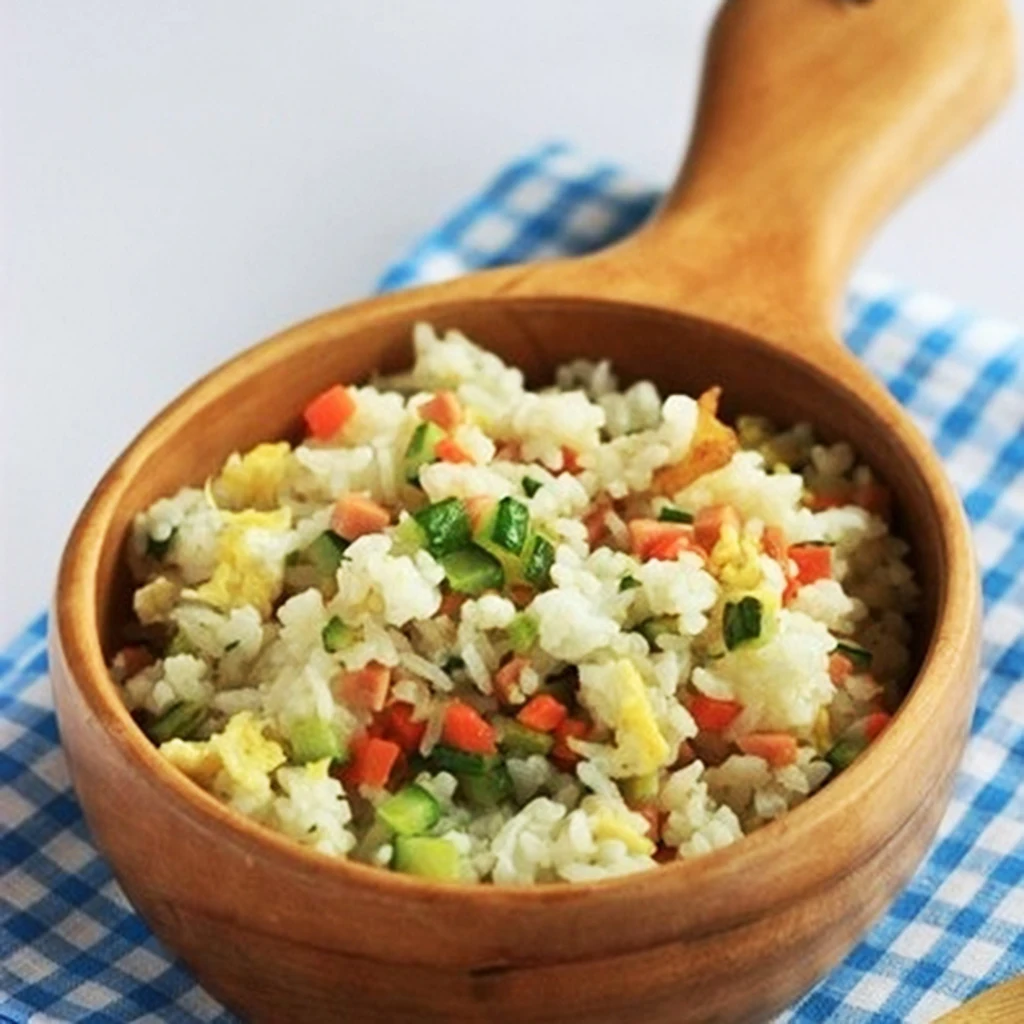 Wooden Bowl With Handle Japanese Style Rice Instant Noodles Food Container