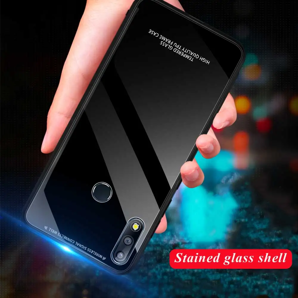 Роскошный закаленный стеклянный чехол для Asus Zenfone Max Pro M2 ZB633KL ZB631KL M1 ZB601KL ZB602K стеклянная зеркальная Капа Coque Funda Bag