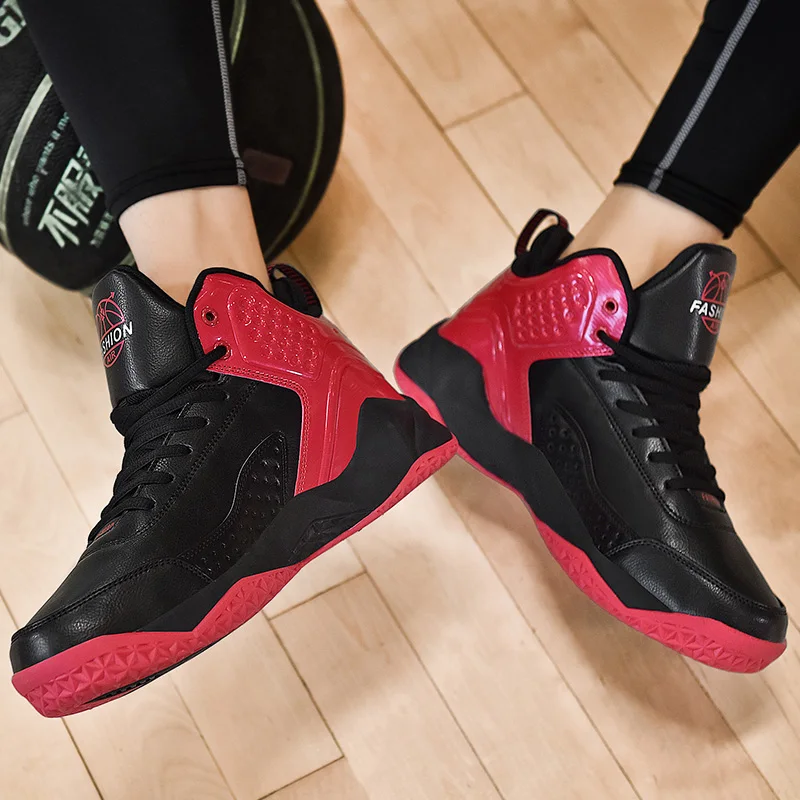 Basket Homme Chaussure Осенняя мужская баскетбольная обувь нескользящие кроссовки мужские высокие баскетбольные кроссовки Мужская поддержка прямой доставки