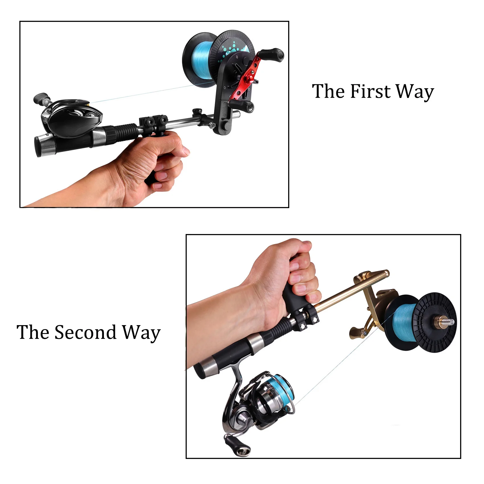 Fishing Line Spooler For Spinning Reel, Portable/folding Fishing Reel Line  Spooler Winder, Line Winding System