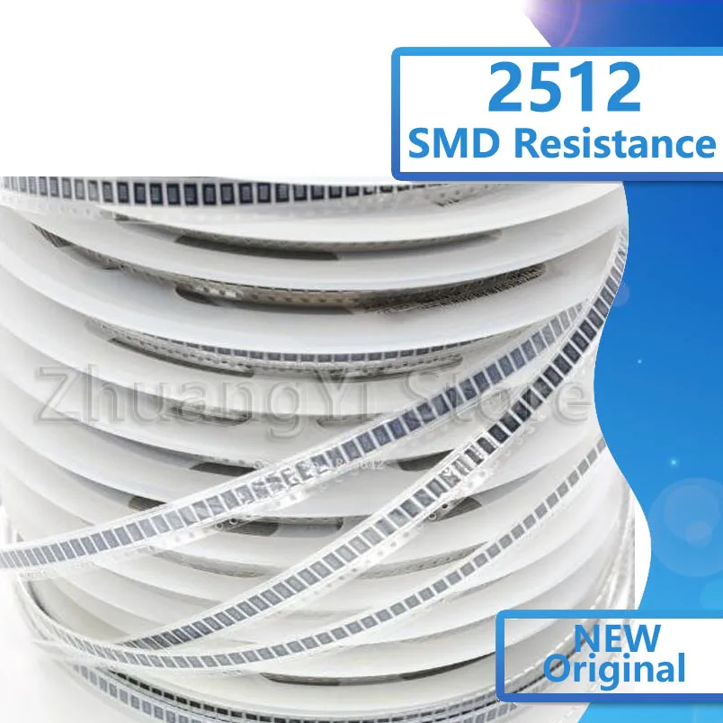 50 шт. 2512 SMD резистор 1% сплав 2 Вт 0.005R 0 005 Ом 5mR R005 | Электронные компоненты и