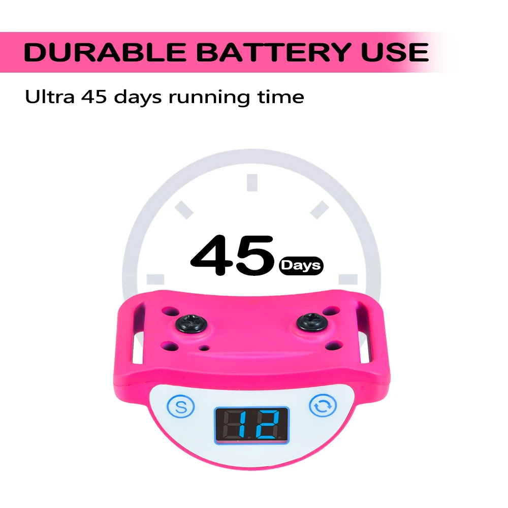 Cat Anti-bark Vibration Collar Automatic No Bark Collar Cat Training Vibrate Sound Light Waterproof Rechargeable Necklace