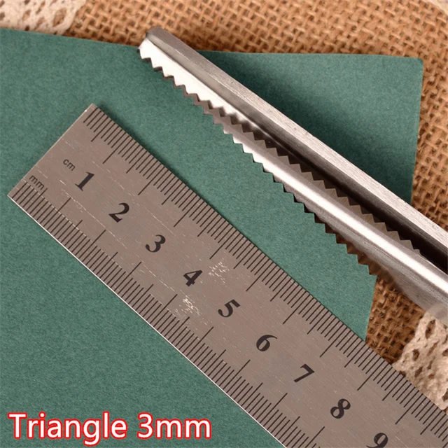 Pinking Shears Handled Professional Dressmaking Sewing DIY Craft Pinking Scissors Zig Zag Scissors Fabric Decorative Edge Tool Triangle 3mm