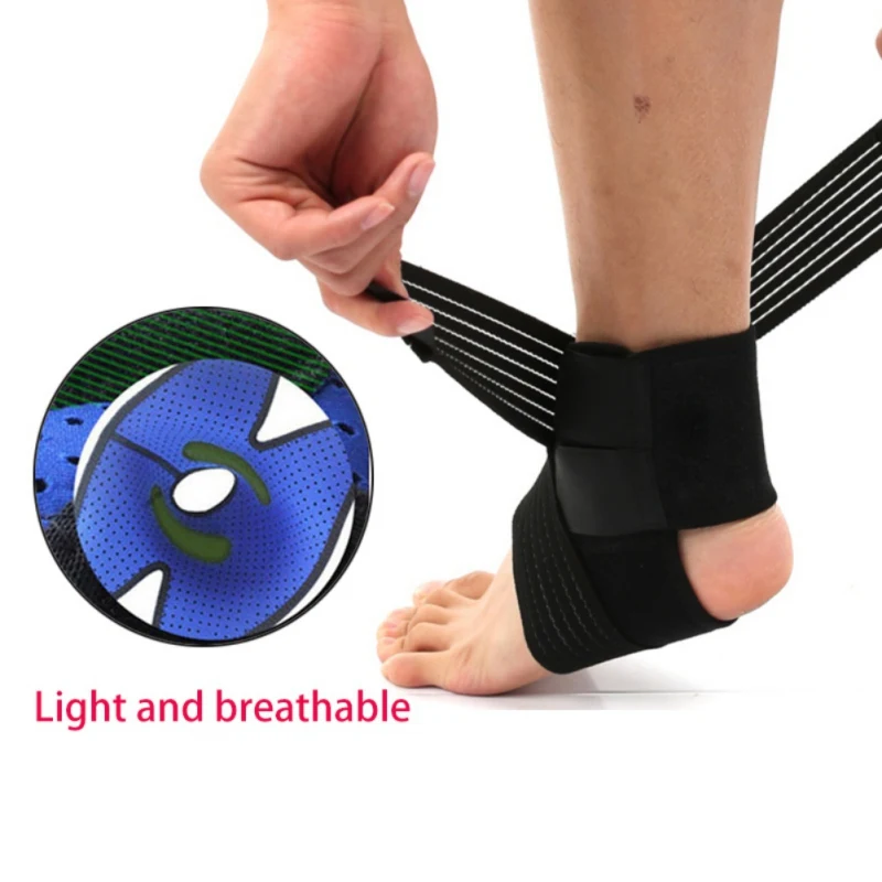 Регулируемый напорный фиксатор для поддержки лодыжки спортивный Баскетбол защитные рукава для голеностопного сустава компрессионный стабилизатор для голеностопного сустава