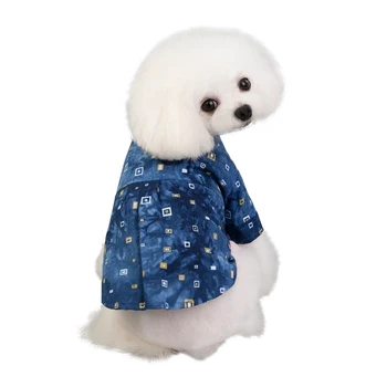 

2020 Pet England Gentleman Style Plaids Shirt, Small and Medium Dogs Short Sleeves Coat，Easy To Put On and Take Off