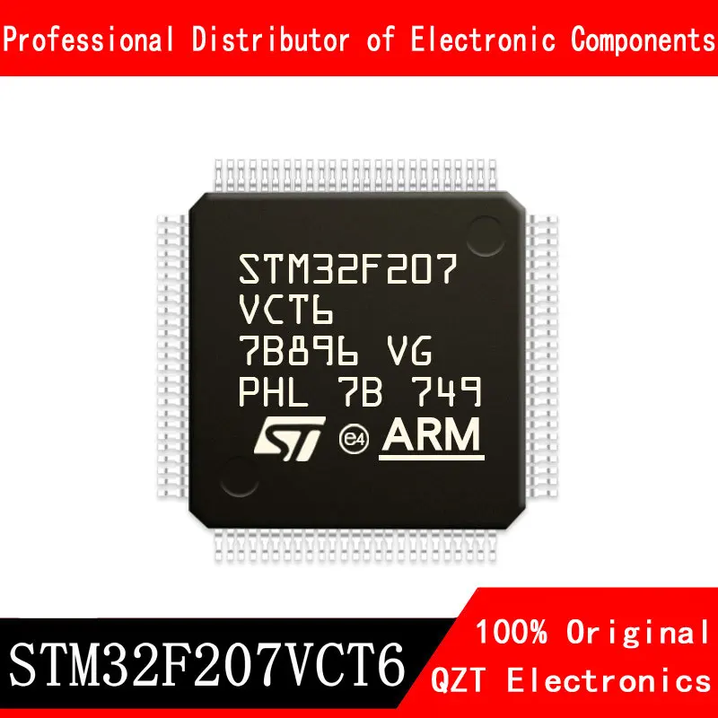 5pcs/lot new original STM32F207VCT6 STM32F207 LQFP100 microcontroller MCU In Stock 1 5pcs lot stm32f207vet6 stm32f207 lqfp100 32 bit microcontrollers mcu microcontroller