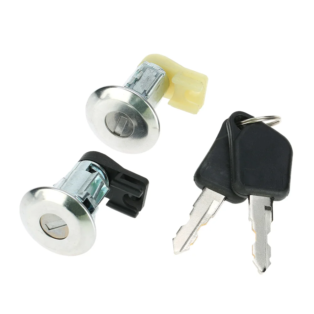 

KKMOON 2pcs Front Door Lock Barrels Set with Keys for Peugeot 106 MK2 1997-2004 205 405