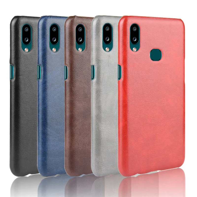 

For Samsung Galaxy A10S Phone Case Hard Litchi Skin Pattern PU Leather Back Cover For Samsung A10S A10 S A107F SM-A107F Cases