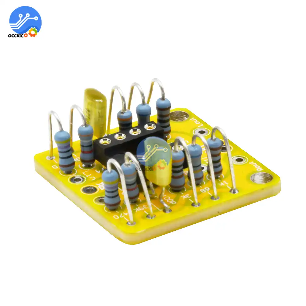 Двойной OP Amp плата предусилителя усиление постоянного тока PCB для NE5532 OPA2134 OPA2604