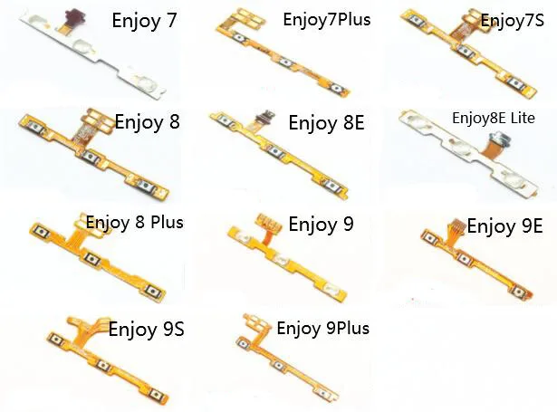 Power On Off Volume Button Side Key Flex Ribbon For Huawei Enjoy 6 7s 7 Plus 8plus 8E Lite Enjoy 