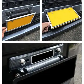 

Car License Plate Frames Universal Adjustable Tail Light Bracket Mount License Plate Holder