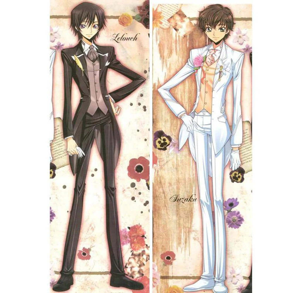 Новинка японское аниме BL наволочка Otaku Dakimakura код Geass Zero & Suzaku для подушки