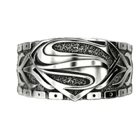 Bague Masque Souriant Asymétrique Rétro 11