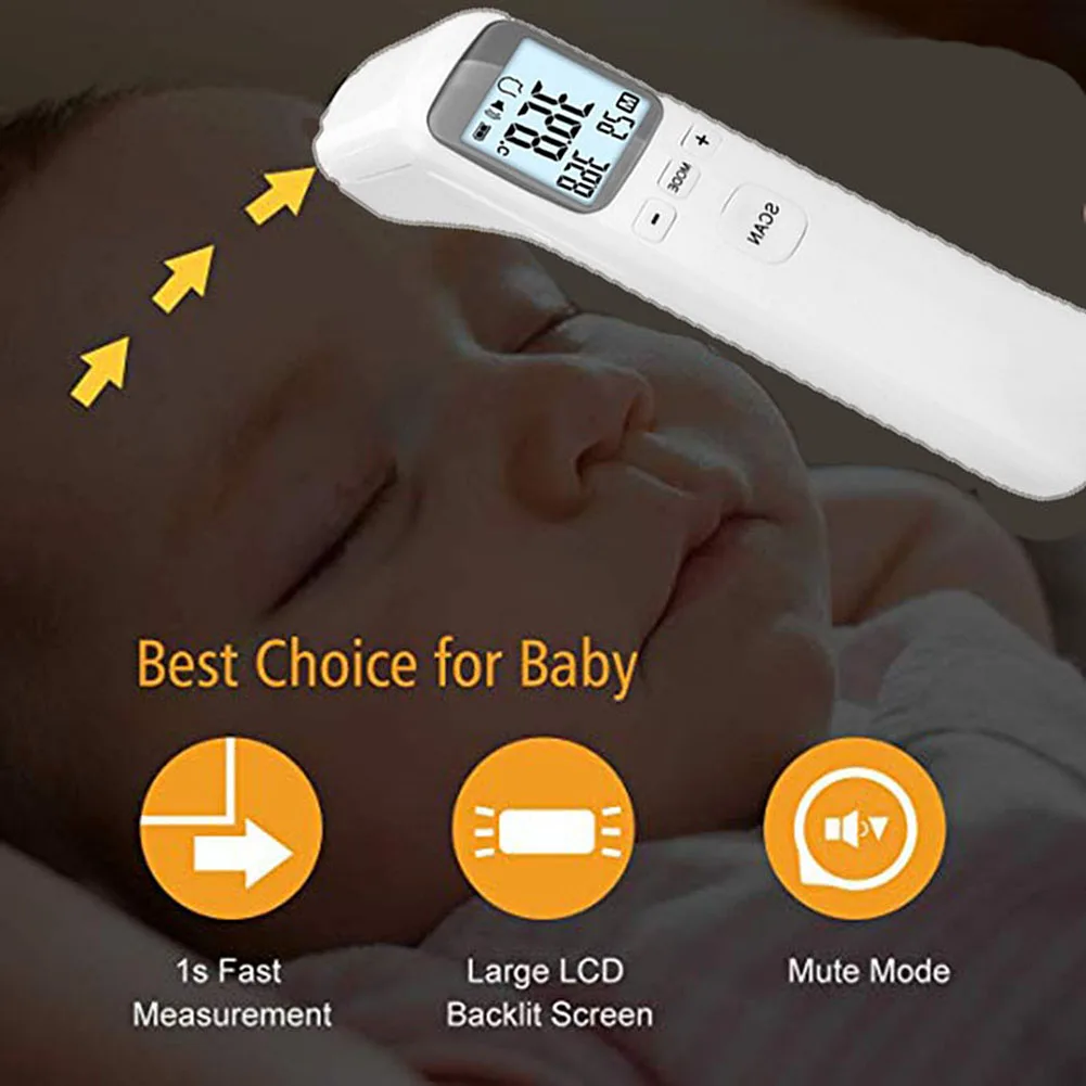 Инфракрасный электронный термометр для маленьких детей, Домашний медицинский Высокоточный измеритель температуры для ребенка, измерение температуры уха лба