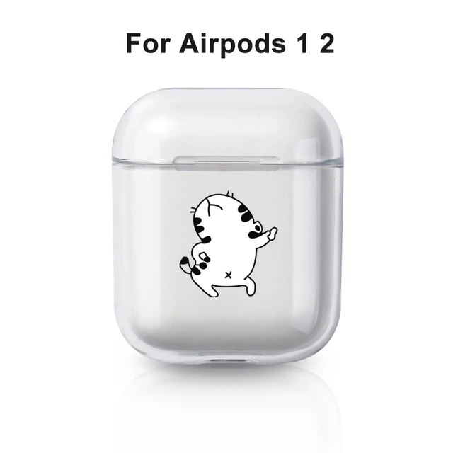 Case For AirPods 2 3 1 Case Cover AirPods Pro Coque Wireless headphones Transparent TPU Soft Cover Air Pods Pro 2 3 Funda Capa 3 136For Airpods