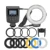 RF-550D 48 stücke Makro LED Ring-Bundle mit 8 Adapter Ring für Canon Nikon Pentax Olympus Panasonic DSLR Kamera flash V HD130
