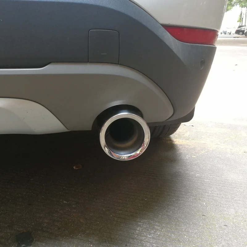 Сине черный автомобильный глушитель Концевая труба наконечники выхлопной трубы