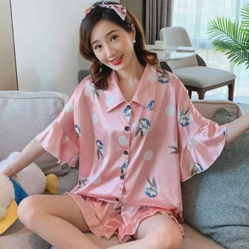 

Unicorn Pajamas Real Onesie Pijama Feminino 2020 Rushed Spring And Autumn Summer Leisure Tops Two Piece Suit Womens Pajama Set