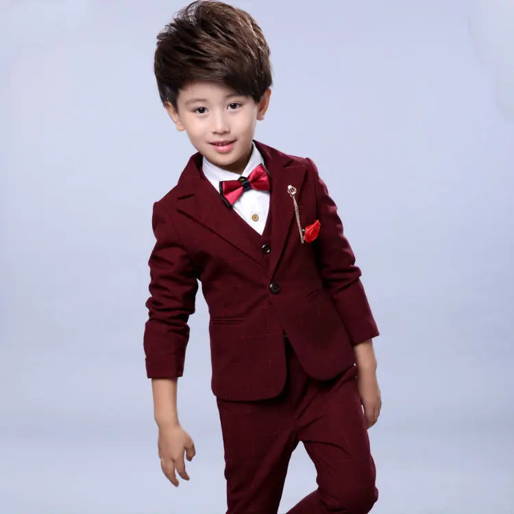 

CHILDREN'S Business Suit 2019 Autumn Childrenswear Korean-style Children Formal Dress CHILDREN'S Suit Men's Flower Tong Suit Fas