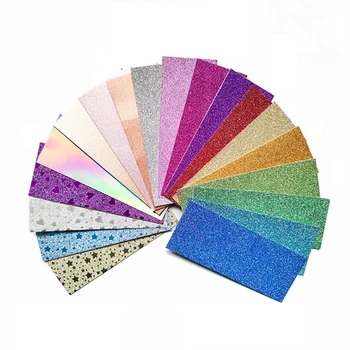

200pcs False Eyelashes Glitter Background Paper For Pull Boxes Eyelash Package Box Accessories Lashes Internal Paper Packaging