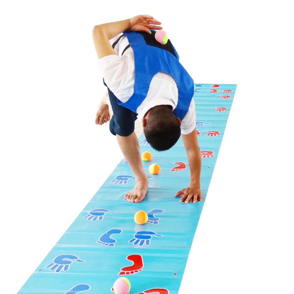 Children Kids Games Toy Mat Hands And Feet Game Pad Team Expand Props Outdoor Training Group Building Fun Game Pads for Kids