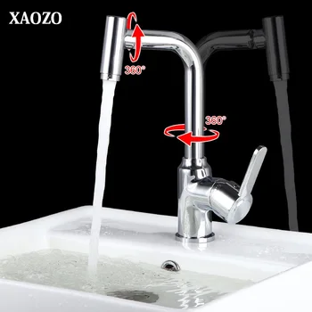 

Bathroom Basin Faucets Hot Cold Mixer TapDeck Mount Waterfall washing faucet chorme brass Swivel Easy Wash for Basin Sink