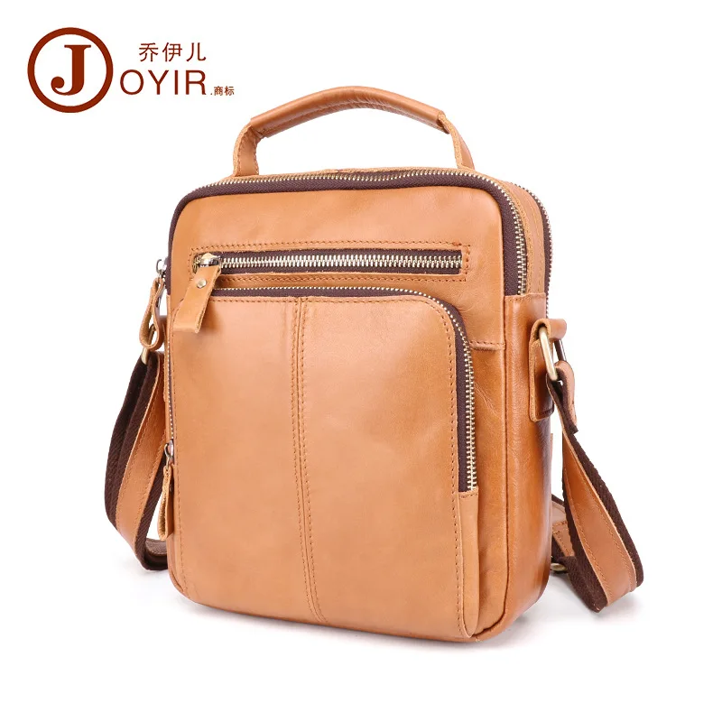 

Casual Retro MEN'S Real-leather Bag New Style MEN'S Single-shoulder Bag Multi-functional Oil Wax Leather Business Handbag Bag