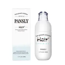 50ml Pansly Natural Hair Growth Inhibitor Cream Spray Removal Cream Liquid Armpit Hair Painless Body Facial Stop Legs Hair J7Y1