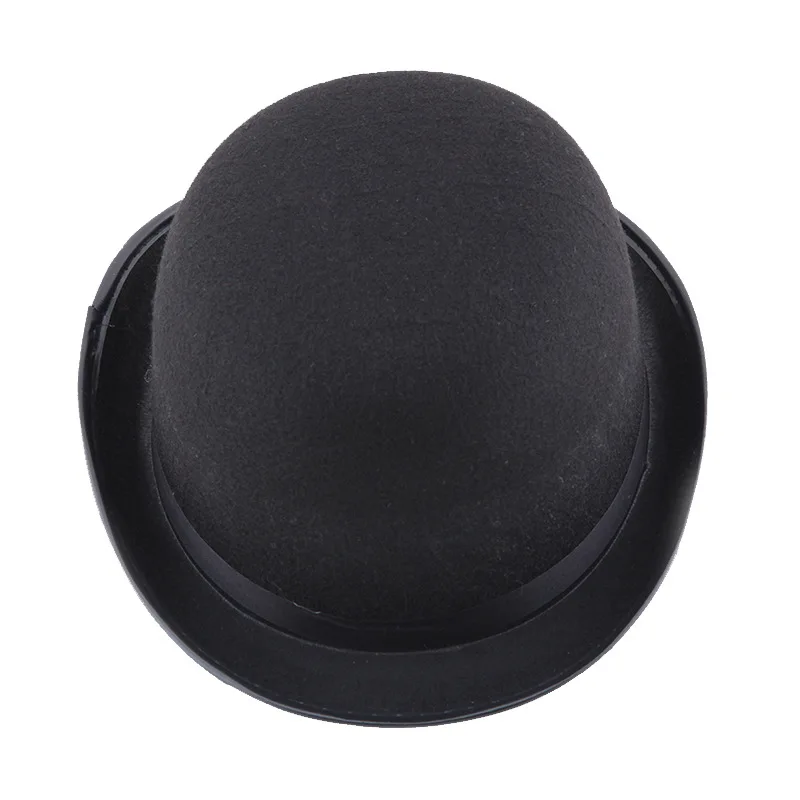 Хэллоуин C-CHAPLIN Bowler Hat Magic Division Hat Волшебная Кепка Высокая Шляпа Fedora Волшебный реквизит 56 г