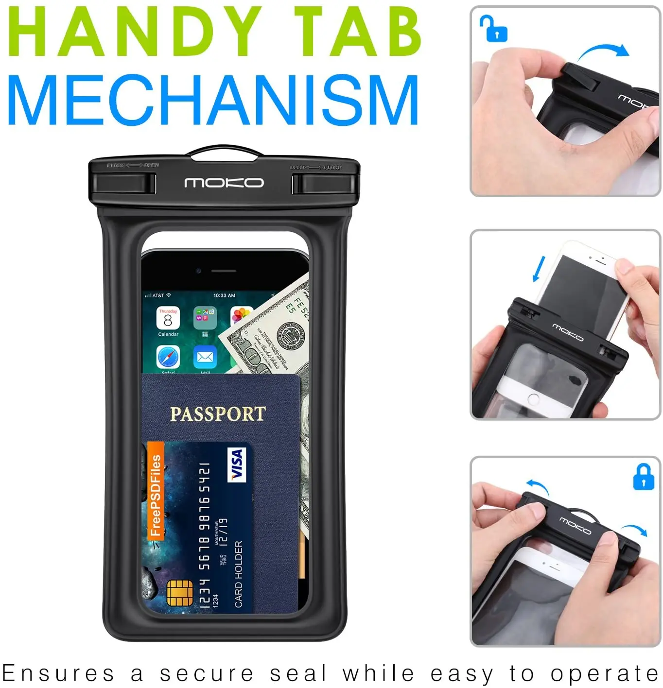 Floatable Waterproof Phone Case Dry Bag Cover Mobile Phone Pouch For River Trekking Swimming Beach Diving Drifting