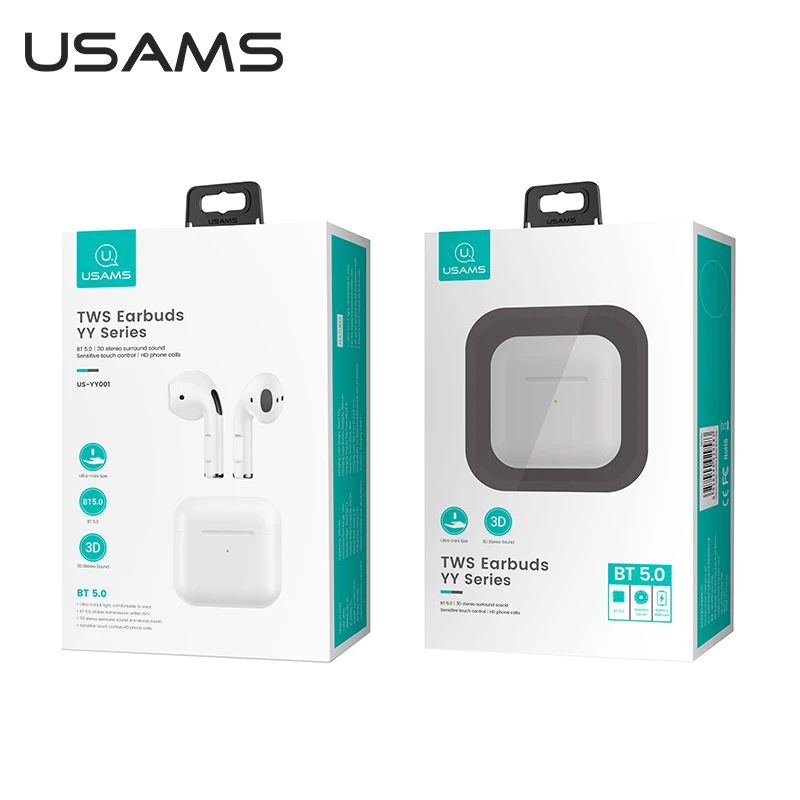 USAMS TWS Bluetooth 5.0 Earphone Stereo 