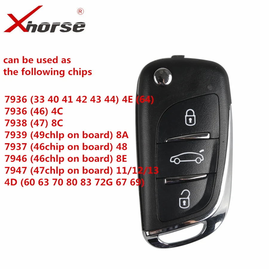 Xhorse XEDS01EN супер удаленный ключ поставляется в Super Chip беспроводной 10 шт./лот| |