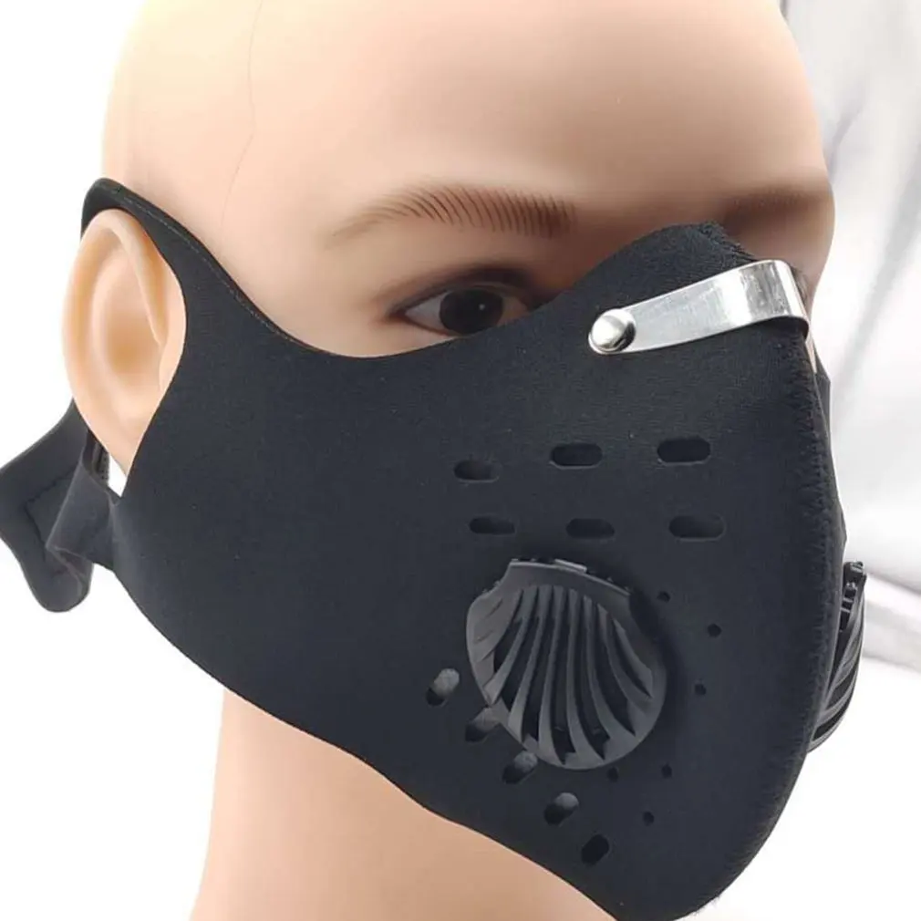 

1Pcs Face Mask Dust Mask Anti Pollution Mask PM2.5 Activated Carbon Filter Insert Can Be Washed Reusable Mouth Masks