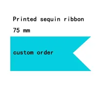 25 ярдов Пользовательские ленты мультфильм печатных блесток ленты