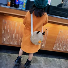 Фланелевые пижамы для девочек Сумка через плечо из мягкой мультфильм шаблон сумка милые круговой Курьерские сумки для девочек