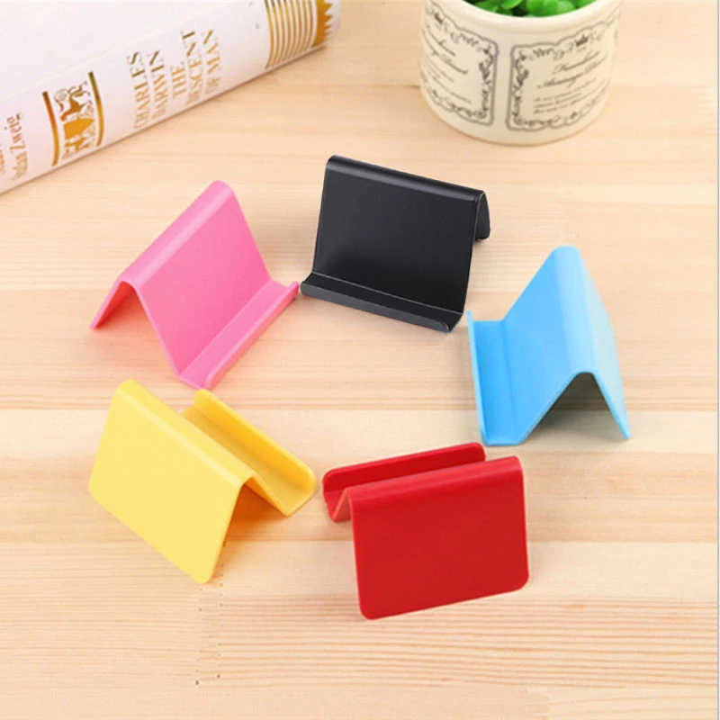 Mobile-Phone-Holder-Table-Desktop-Stand-Plastic-Desk-Mount-Candy-Color-Mini-Portable-Holder-Universal-Bracket (2)
