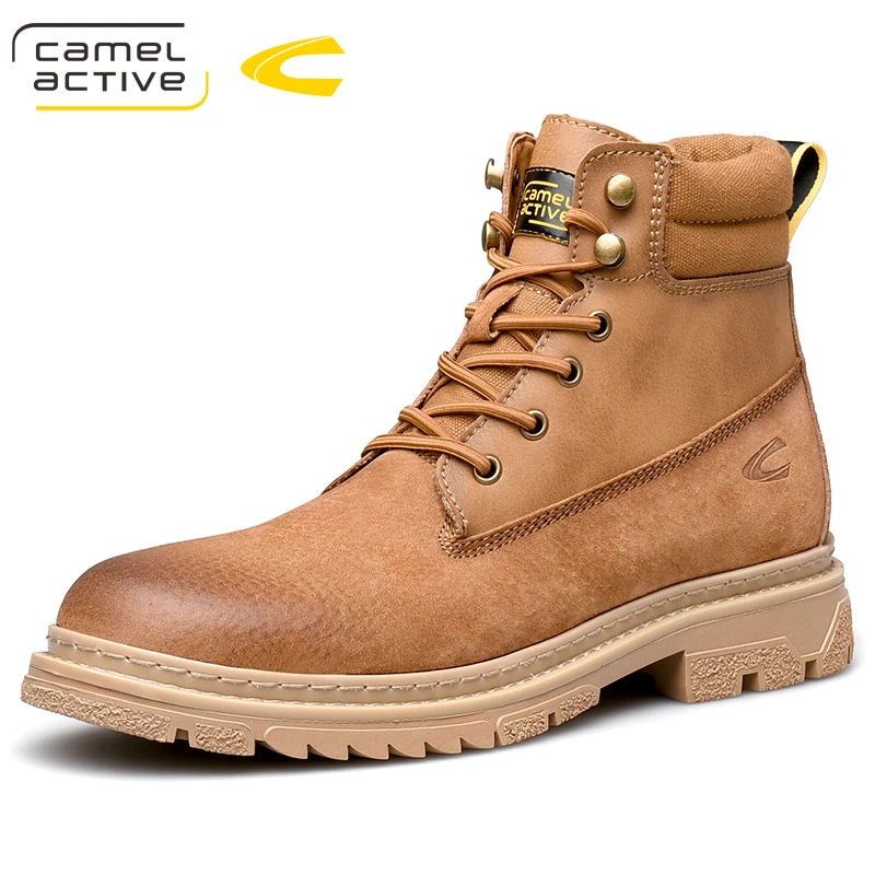 Camel Active New Men Boots Outdoor Tooling Soft Cushioning Pigskin Leather  Quality Tactical Ankle Boats Army Men Botas - Men's Boots - AliExpress