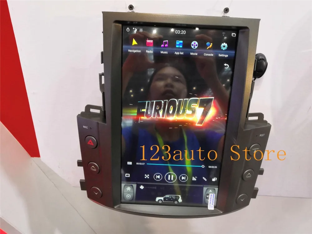 13,6 дюймов вертикальный экран Tesla стиль Android 8,1 автомобильный DVD gps плеер навигация для lexus LX570 Радио Стерео авто лента запись ips