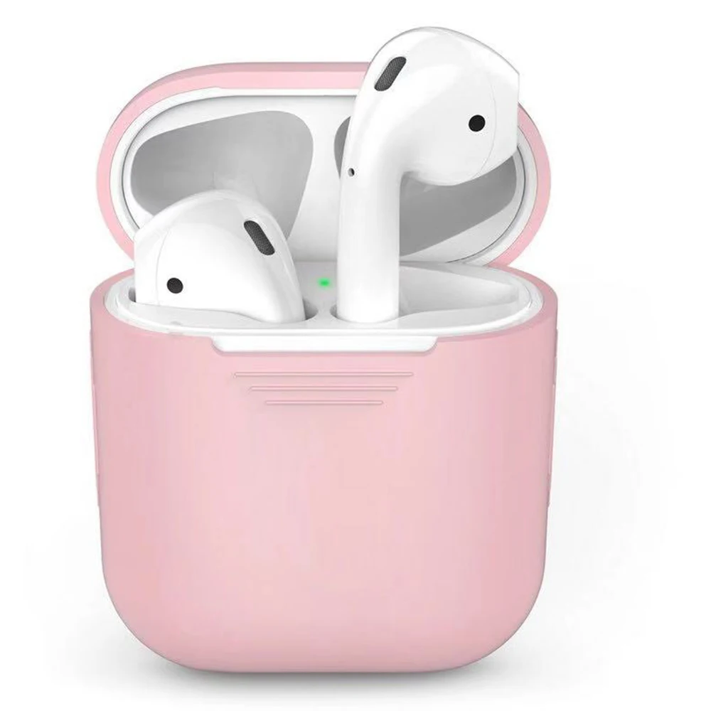 Чехол для наушников для Apple AirPods 2 Силиконовый чехол Беспроводная Bluetooth сумка для наушников Защитная Для Air Pods AirPod Тонкий чехол s