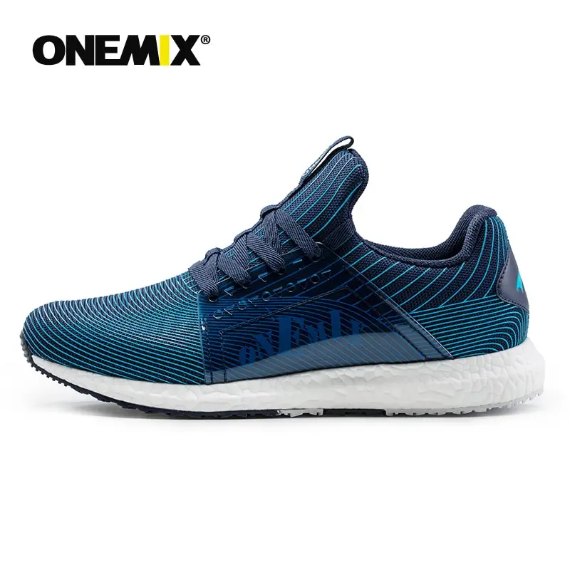  Мужские и женские кроссовки с дышащей сеткой ONEMIX, Спортивная Обувь На Шнуровке Для тренировок на открытом воздухе, черные прогулочные …